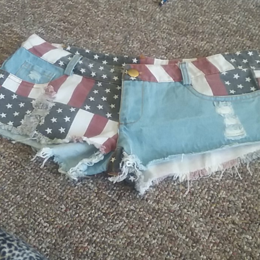 Jean disstress shorts